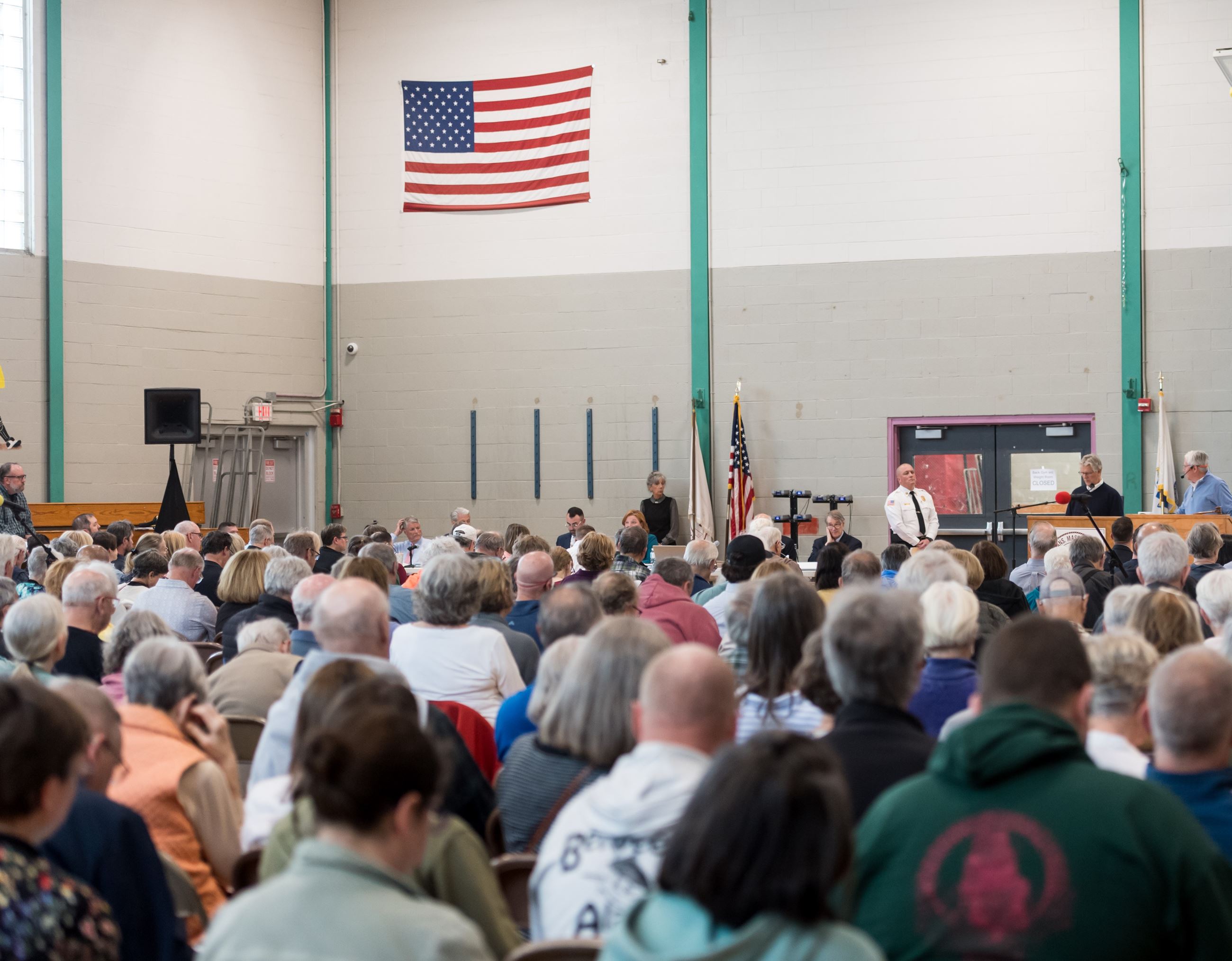 Town Meeting Crowd Shot