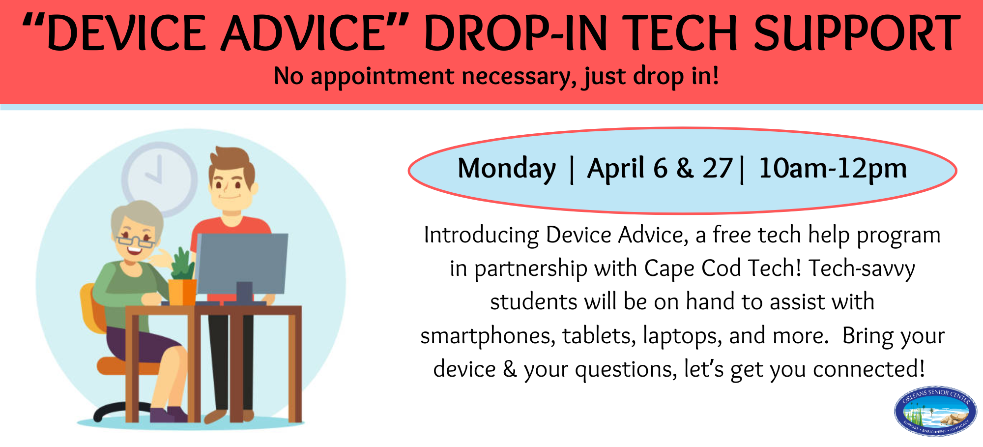 TOWN WEB Drop In Tech Support April 2026