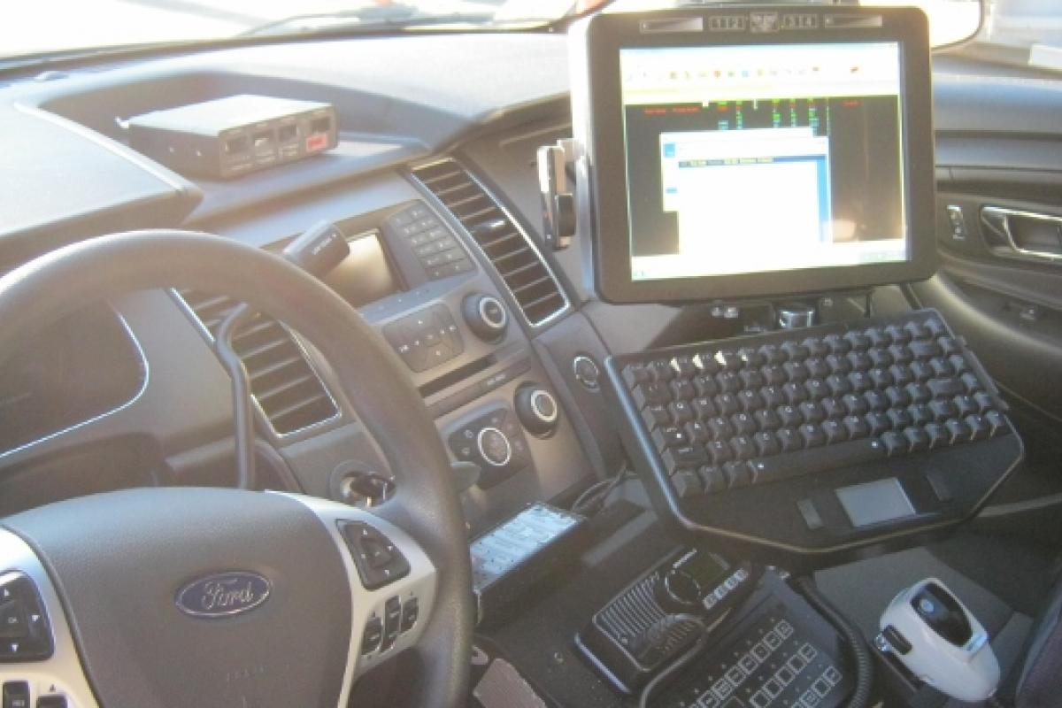 Inside of the cockpit