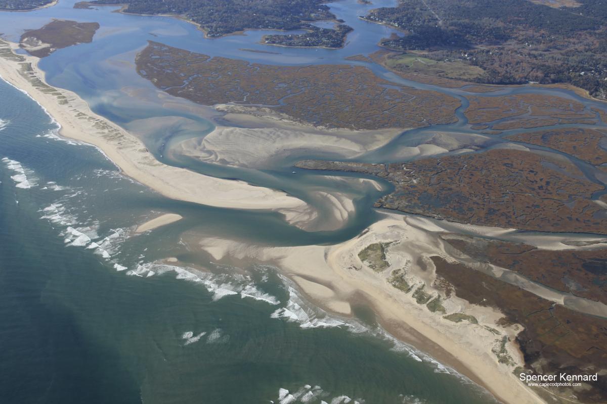 Aerial photo of Nauset Estuary 8
